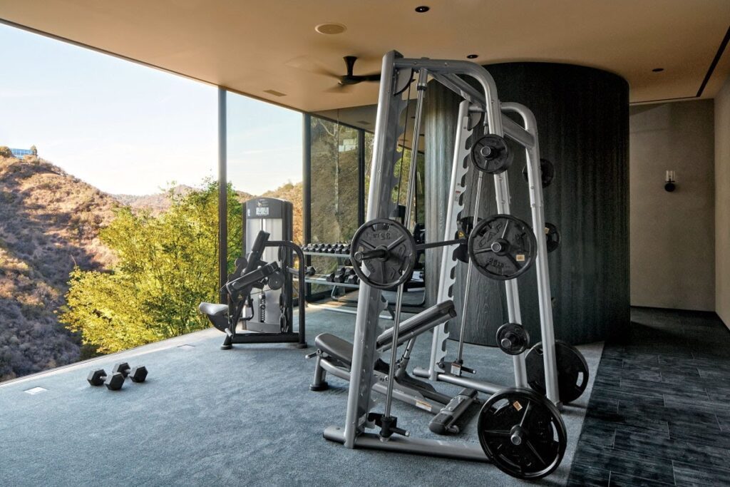 Home gym inspiration from Architectural Digest