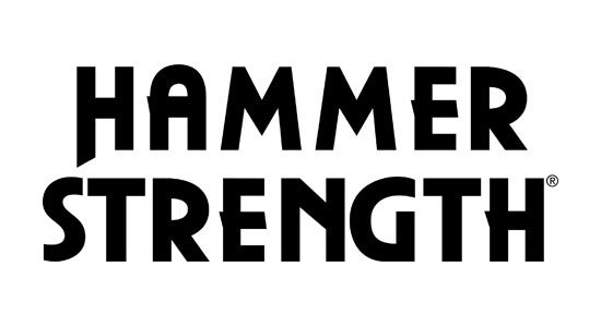 Black text hammer strength on white background